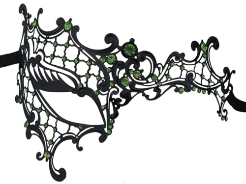 Coddsmz Laser Cut Metal Women's Masquerade Mask Venetian Party Mardi Gras Halloween Mask