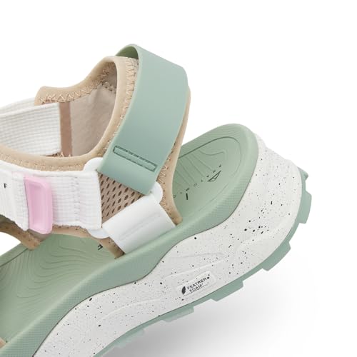 REEF Cross Shore Womens Casual Sport Sandal, Adjustable Straps, Supportive Footbed, No Slip Traction