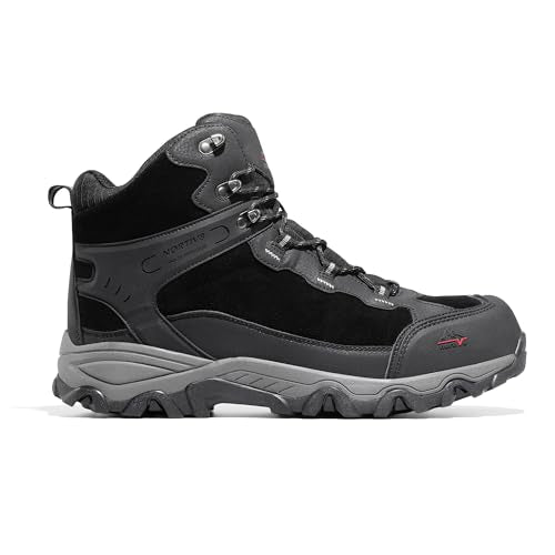 NORTIV 8 Men's Waterproof Hiking Boots Outdoor Mid Trekking Lightweight Mountaineering Shoes Paladin