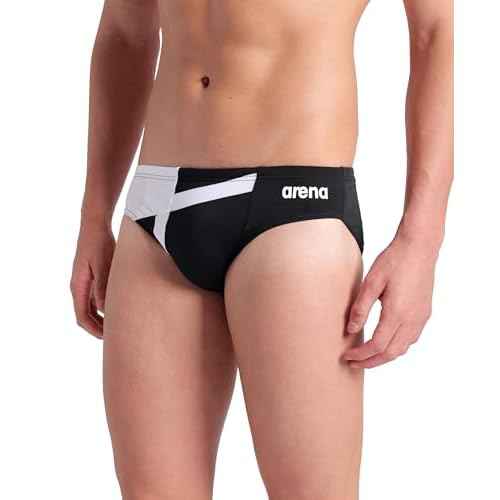 Arena Men's Performance Diamond Swim Brief Athletic Swimwear Professional Swimsuit