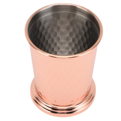 Zerodis 304 Stainless Steel Drinking Cup, Tumblers & Water Glasses Shiny Finish Unbreakable Cocktail Glass Beer Glasses Be...