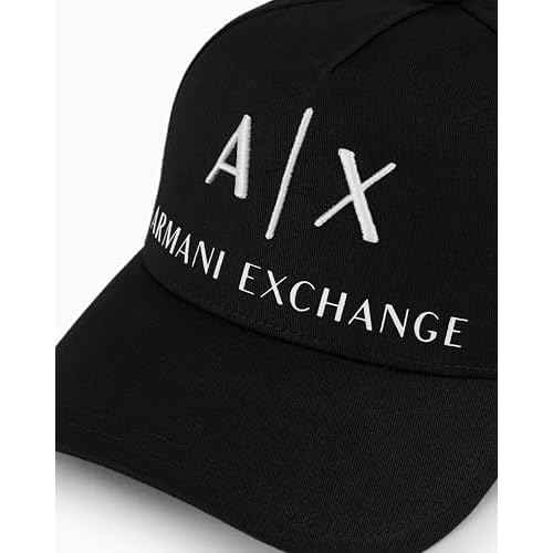 Armani Exchange Mens Corporate Logo Baseball Hat