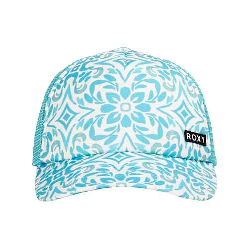 Roxy Girls' Honey Coconut Trucker Hat - Breathable Mesh Snapback, Curved Visor