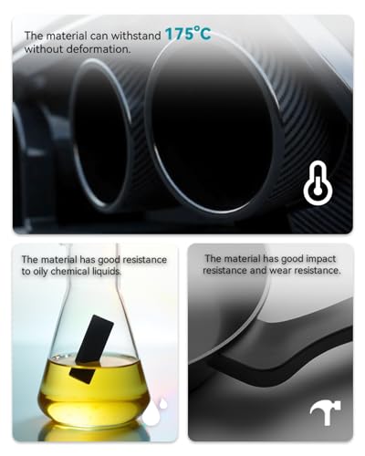 SUNLU 0.5KG PA12-CF Carbon Fiber Nylon Filament 1.75mm Black, Excellent Wear & Oil Resistance, Heat-Resistant Reusable Spo...