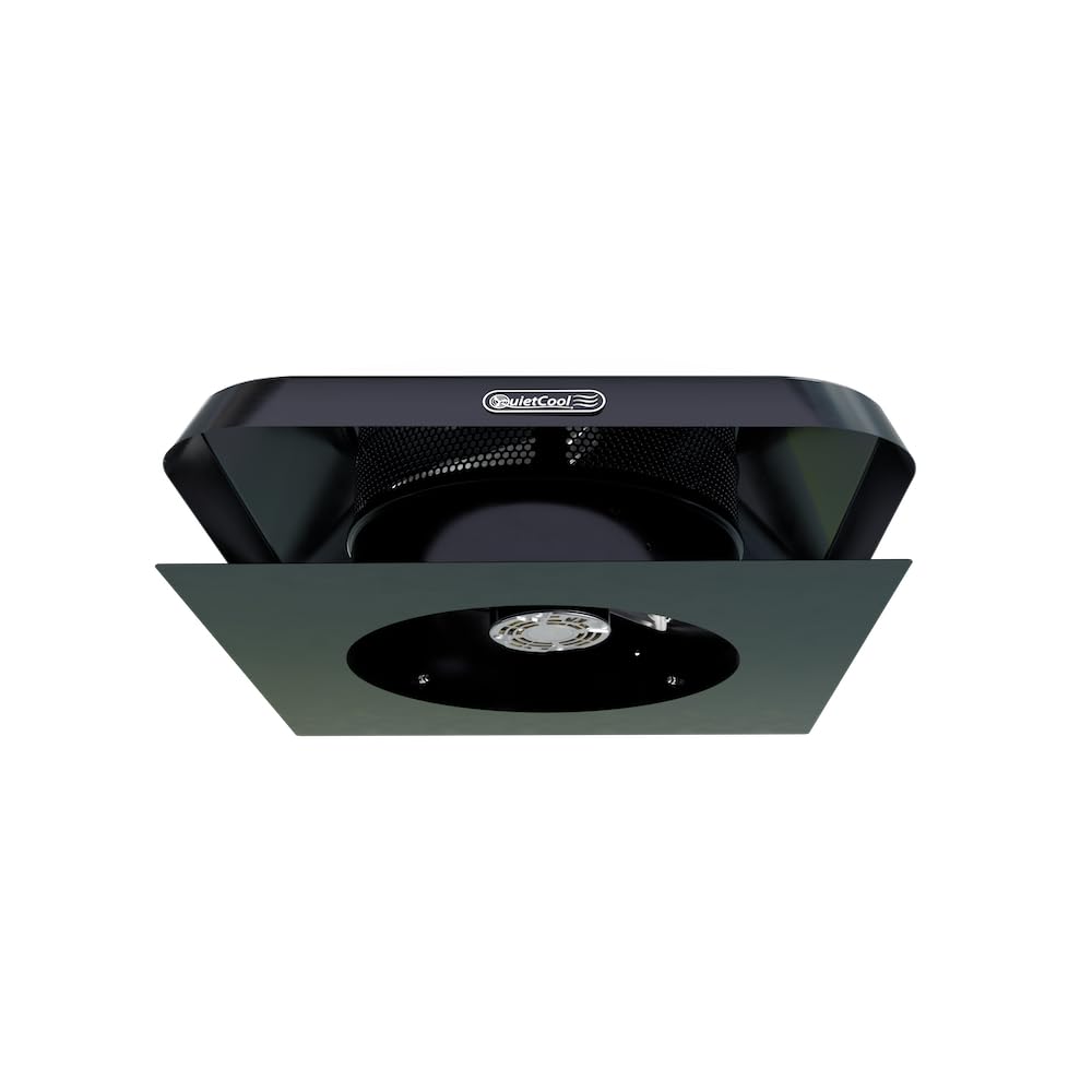Quietcool AFR SMT PRO-2.0 Roof Mount Smart Attic Fan - 1922 CFM - Smart App Control - Thermostat and Humidistat - 20ft Power Cord - Plug-and-play - Two Speed