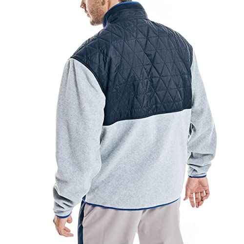 Nautica Mens Competition Sustainably Crafted Full-zip Mock-neck Jacket
