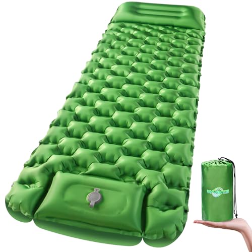 WANNTS Sleeping Pad, Ultralight Inflatable Sleeping Pad for Camping, Built-in Pump, Ultimate for Camping, Hiking - Airpad,...