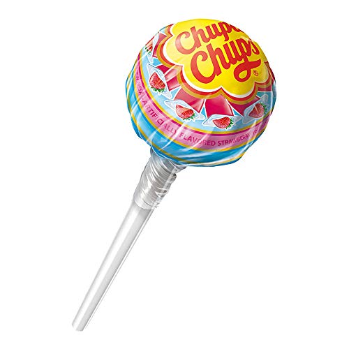 Chupa Chups Cremosa Lollipop Assortment, 2 Ice Cream Flavors, Individually Wrapped Candy for Kids, 16.9 OZ Bag (40 Suckers) (Pack of 2)