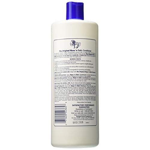 Straight Arrow Mane and Tail Pet Conditioner, 32 Ounce (Pack of 6)