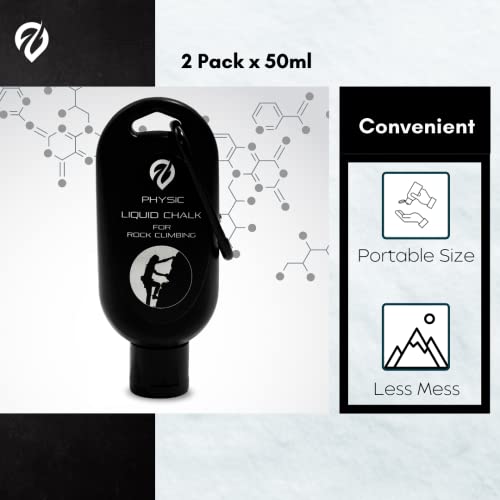 EVMT Brands Liquid Chalk, Mess Free Gym Chalk for Weightlifting, Gymnastics, Rock Climbing, Dancing, and Lifting. Sweat Re...