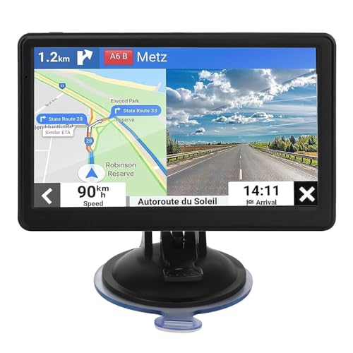 GPS Navigation for Car Truck Drivers 7 inch Navigation Systems for Car with Voice Guidance and Speed Camera Warning 2D&3D ...