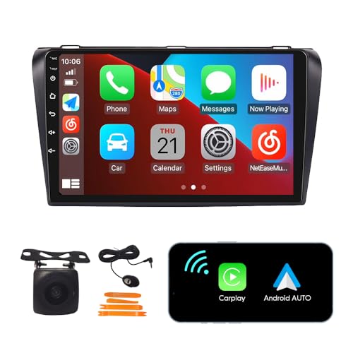 [2G+32G] 9" Carplay Android Auto Touchscreen Autoradio Car Stereo GPS Navigation FM Radio Head Unit WiFi Mirror Link Multi...