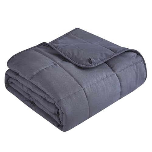Topcee Weighted Blanket (20lbs 60"x80" Queen Size) Cooling Breathable Heavy Blanket Microfiber Material with Glass Beads B...