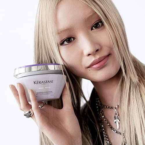 Kerastase Blond Absolu Cicaextreme Conditioning Hair Mask For Weak & Sensitized Hair Post-Bleaching - Repairs and Nourishes Damaged and Split Ends With Hyaluronic Acid & Edelweiss Flower, 6.8 Fl Oz