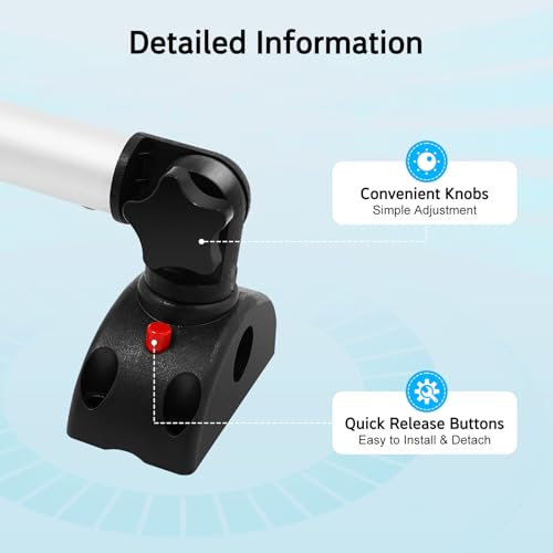 YIYIBYUS Kayak Outrigger Stabilizer Kit,Marine Boat Kayak Canoe PVC Inflatable Stabilizer PVC Inflatable Kayak Outrigger, ...