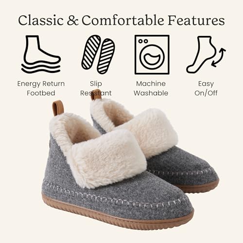 Dearfoams Women's Moritz Mountain Energy Return Technology Bootie