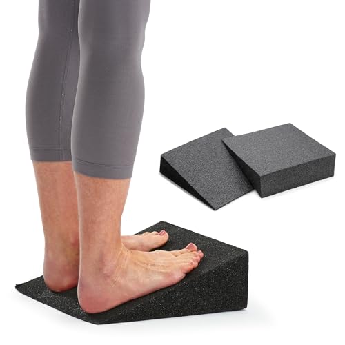 OPTP Slant (Pair) - Foam Wedge Incline Slant Boards - Stretching Equipment for Calf and Ankle Rehabilitation - Foot Wedges...