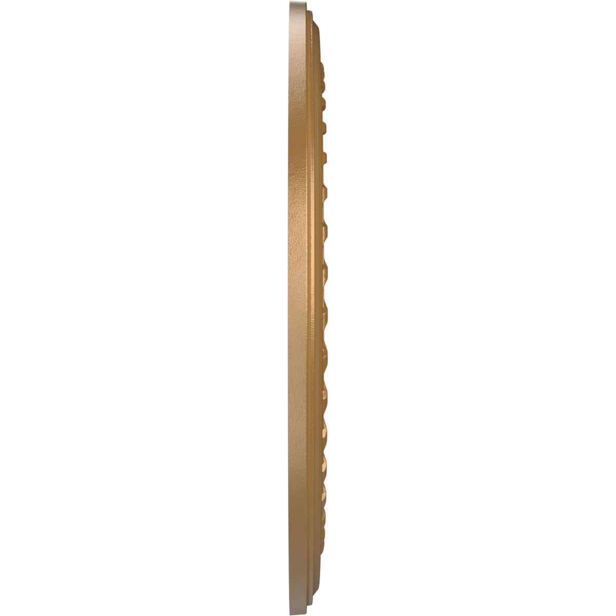 Ekena Millwork Cmp22Cocgh Cole Thermoformed Pvc Ceiling Medallion (Fits Canopies Up To 6), 22Od X 3 1/2Id X 1P, Metallic Gold Ru