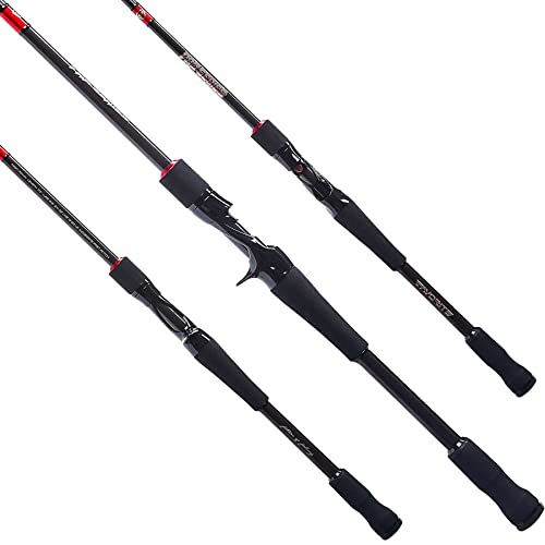 Favorite Pro Series Bait Casting and Spinning Fishing Rod | Light Weight Carbon Fiber Graphite Blend Fishing Rod