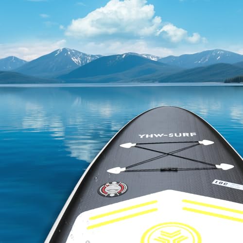 YoePuiw 10.6”32“6 Premium Inflatable Stand Up Paddle Boards with Durable SUP Paddle Board Accessories Wide Stable Design I...