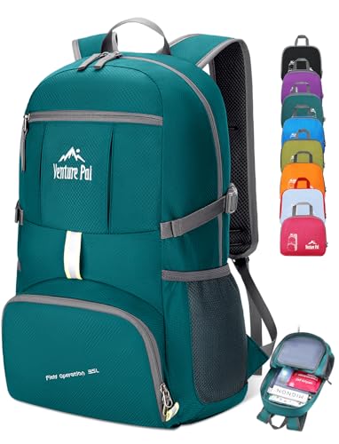 Venture Pal 35L Ultralight Lightweight Packable Foldable Travel Camping Hiking Outdoor Sports Backpack Daypack
