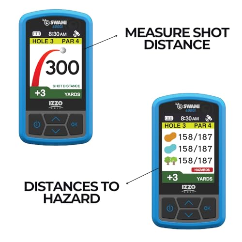 Izzo Swami Golf GPS Rangefinder - Color Display & Scorekeeper