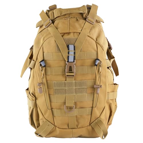 aiGear Tactical Backpack for Men, 25L Military Backpack, 3-Day Bug Out Bag for Camping Hiking Hunting with Molle System Ar...