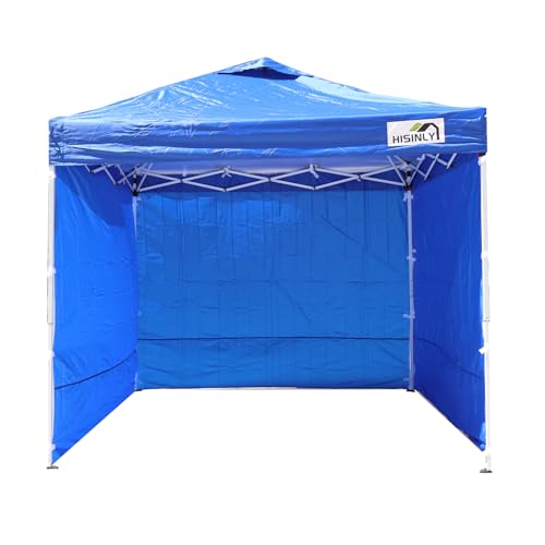 8x8 Pop Up Canopy Tent, Waterproof 210D Oxford, 3 Removable Sidewalls, Vented Roof, Wind-Resistant Steel Frame, UPF 50+, W...