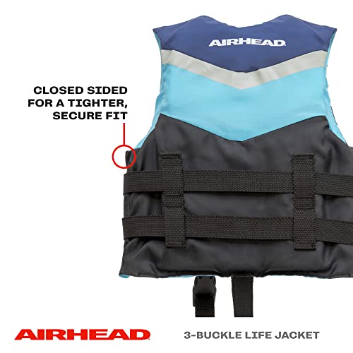 Airhead Vibe Life Vest | Closed Sided PFD | Child, Youth and Adult
