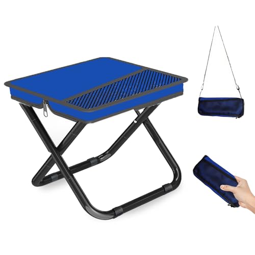 Mejora Portable Pocket Camping Chair,Ultralight Foldable Camp Stool with Compact Carry Bag, Heavy-Duty 220LBS Capacity for...