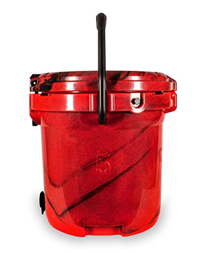 Frosted Frog Red Camo 5 Gallon Heavy Duty Drink Dispenser Cooler with Spigot