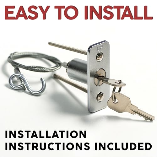 Emergency Release Lock Kit, Universal Garage Door Emergency Release Lock Kit, Garage Door Opener Quick Release Lock Discon...