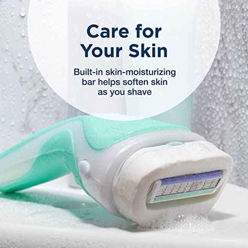 INTUITION Schick Refill, Razors for Women Sensitive Skin | Intuition Razor Blades Refill with Organic Aloe, Razor Refills , 6 Count (Pack of 1)