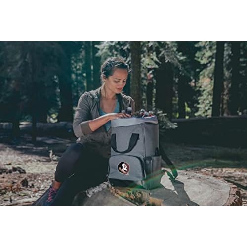 PICNIC TIME NCAA Unisex-Adult NCAA OTG Roll-Top Cooler Backpack, Hiking Backpack Cooler, Soft Cooler Bag
