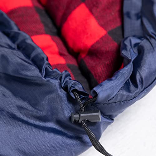 PALLYGO 0 Degree Sleeping Bag Cotton Flannel Sleeping Bags for Adults Cold Weather Camping Winter Zero Degree Warm Weather...