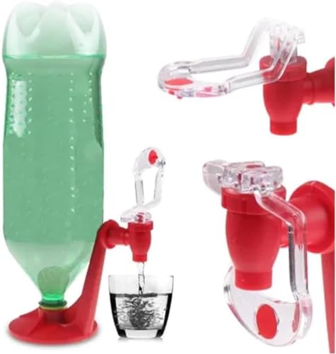 LONGLUAN Hand Pressure Carbonated Beverage Dispenser, 2 Liter Soda Dispenser, Soda Pop Dispenser, Soda Dispenser, Soda Bot...