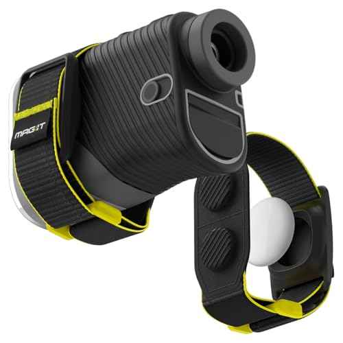 Spigen MAG-iT Magnetic Golf Rangefinder Strap Designed for AirTag/TagMe Tracker and GPS for Golf Cart