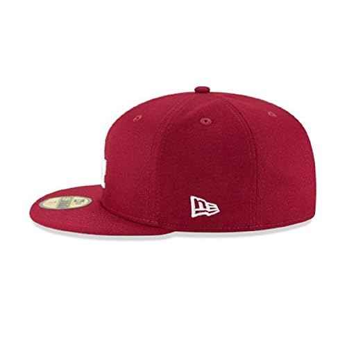 New Era Men Los Angeles Dodgers Cardinal Basic 59Fifty Fitted