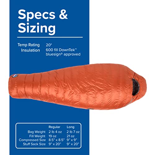 Big Agnes Greystone | 0-30 Degree 600 DownTek Fill Mummy Sleeping Bag