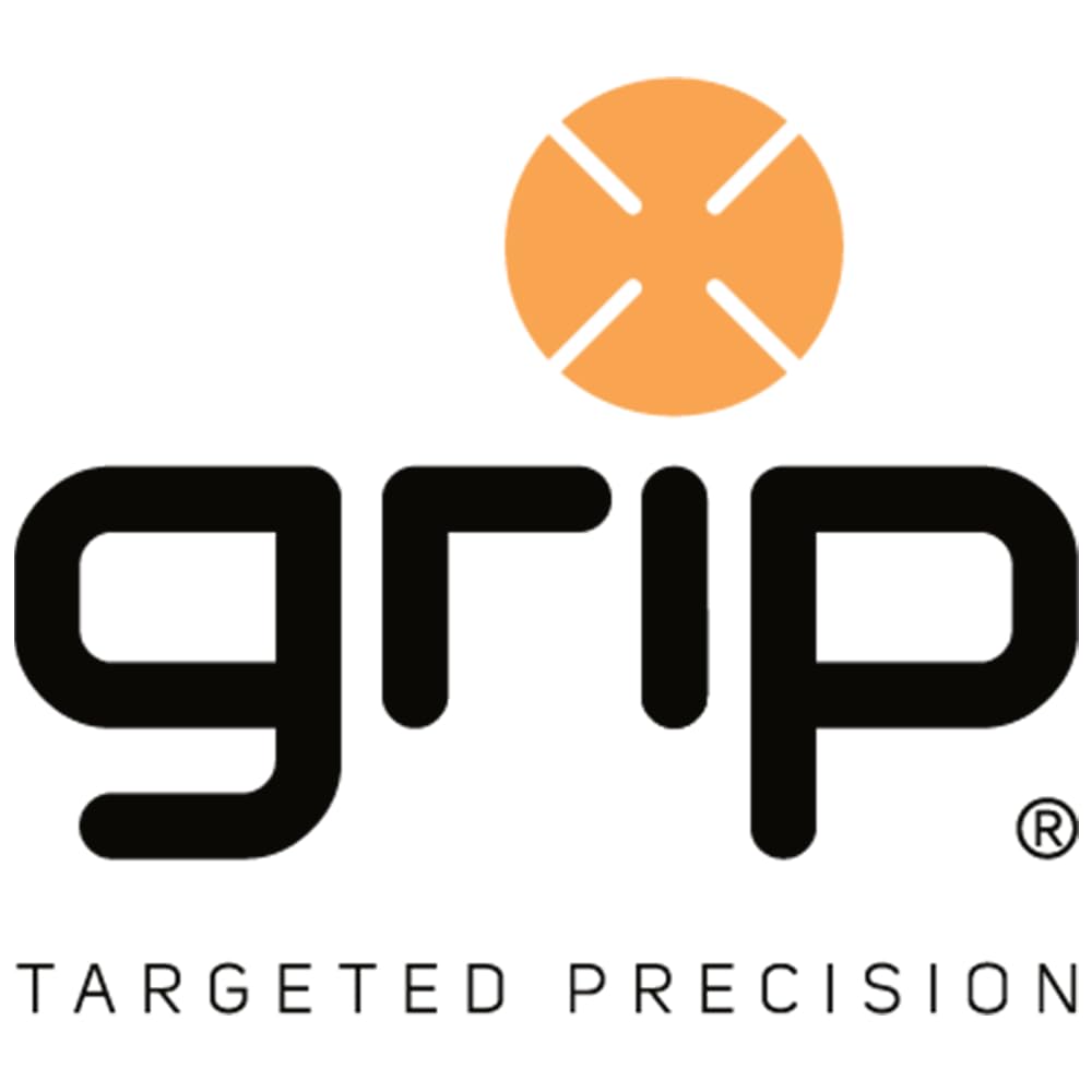 Grip Scissor Precision Stainless Steel S5 - Fine Tip Beauty Scissors for Eyebrows, Facial Hair & Nail Trimming - Rust-Resistant