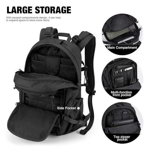 Mardingtop Tactical Military Backpack for Men,25L Molle Backpack, Cordura Backpack for Hiking,Camping