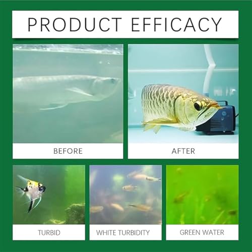 Powerful Aquarium Water Purification Tablet, Water Purification Tablets for Fish Tank, Water Purifying Tablets for Aquariu...