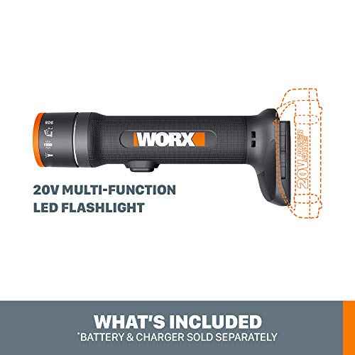 Worx WX027L.9 20V Power Share Multi-Function LED Flashlight (Tool Only)