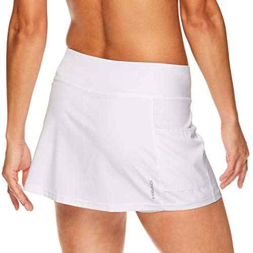 HEAD Women's Athletic Tennis Skirt with Ball Pocket - Workout Golf Exercise & Running Skort