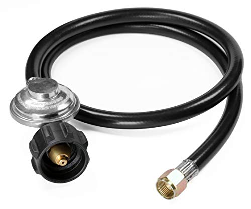 DOZYANT 3.5 Feet Propane Regulator and Hose Universal Grill Regulator Replacement Parts, QCC1 Hose and Regulator for Most ...