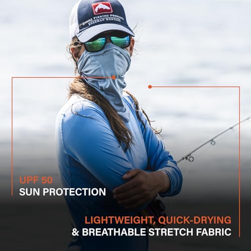 Simms UPF 50+ SunGaiter - Advanced Protection Neck Gaiter with Breathing Holes, Lightweight & Quick-Drying