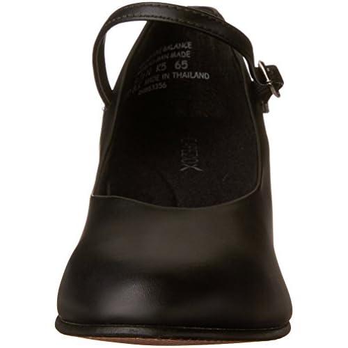 Capezio Women's Jr. Footlight Character Shoe,Black,8.5 W US