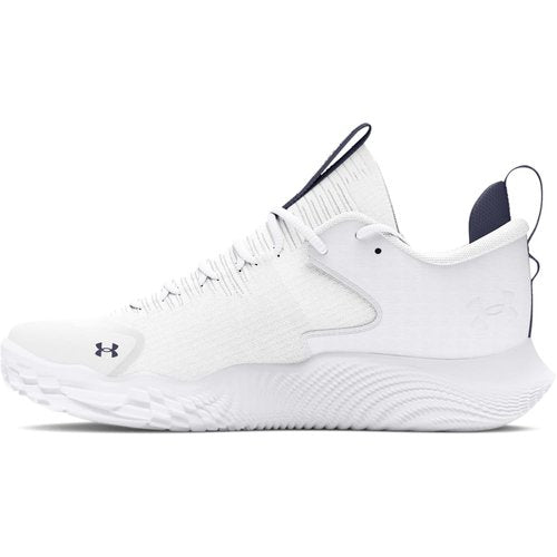 Under Armour Women's Flow Ace Low, (101) White/White/Midnight Navy, 11, US