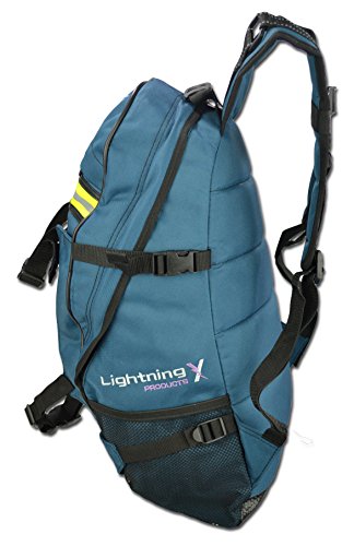 Lightning X Products EMS Special Events First Aid EMT First Responder Trauma Backpack BLS Bag - Navy Blue