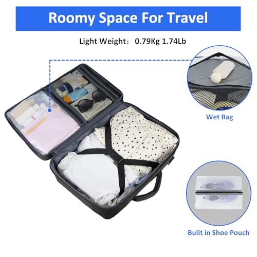 Taygeer Travel Laptop Backpack for Men Women, Airplane Approved Travel Backpack Suitcase with Usb Charging Port, Lightweig...